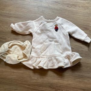 Polo dress with diaper cover